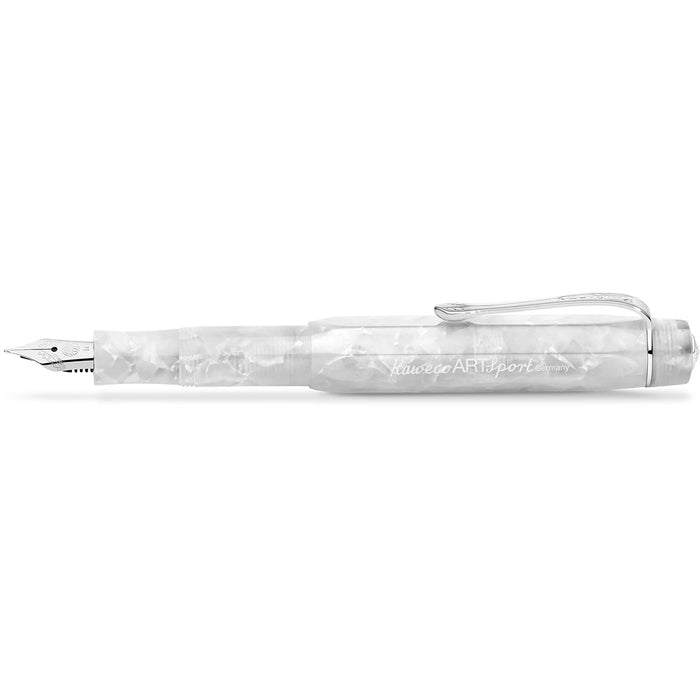Kaweco Art Sport Fountain Pen Mineral White Medium