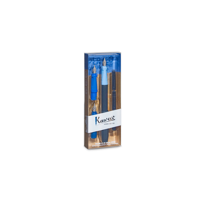 Kaweco Perkeo  Blue Calligraphy Pen Set