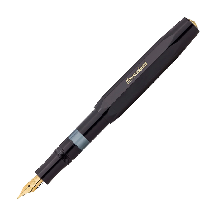 Kaweco Piston Sport Classic Black-Gold Fountain Pen