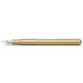 Kaweco Supra Brass Fountain Pen Double Broad