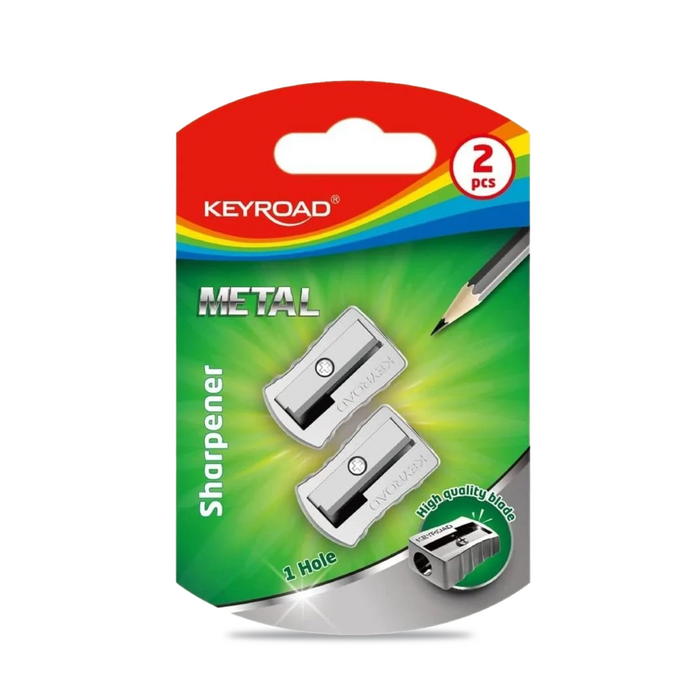 Keyroad Metal Sharpener Pack Of 2
