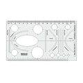 Khyati Hyperbola Parabola Template - SCOOBOO - D219 - Rulers & Measuring Tools