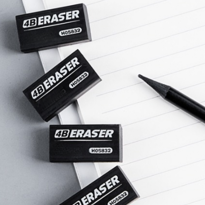 Kinbor 4B Black Eraser (Pack of 5)