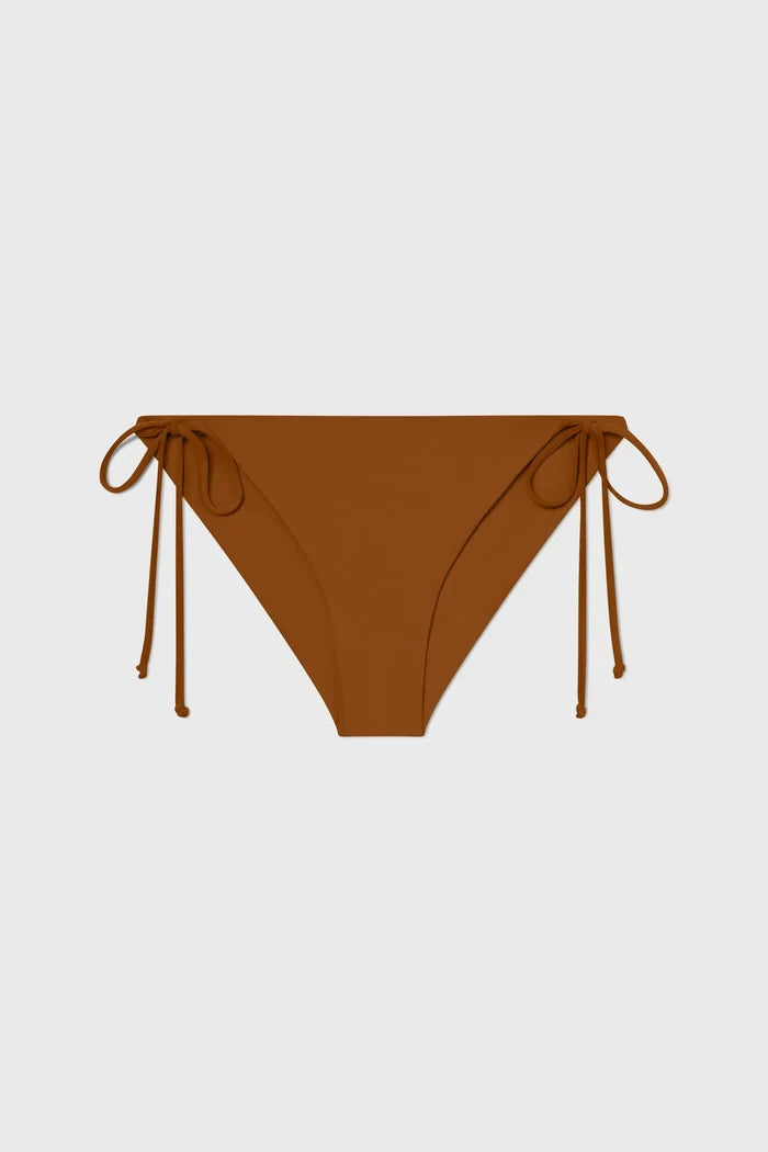 Knotted Bikini Bottom - Tiger Shark - Heidi Merrick