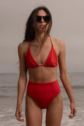 Knotted Triangle Top - Poppy - Heidi Merrick