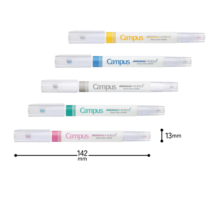 Kokuyo Campus 2 Way Highlighter Set