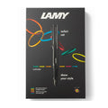 Lamy Safari Multicolor Set Black 6 Rings Medium Nib 0B2