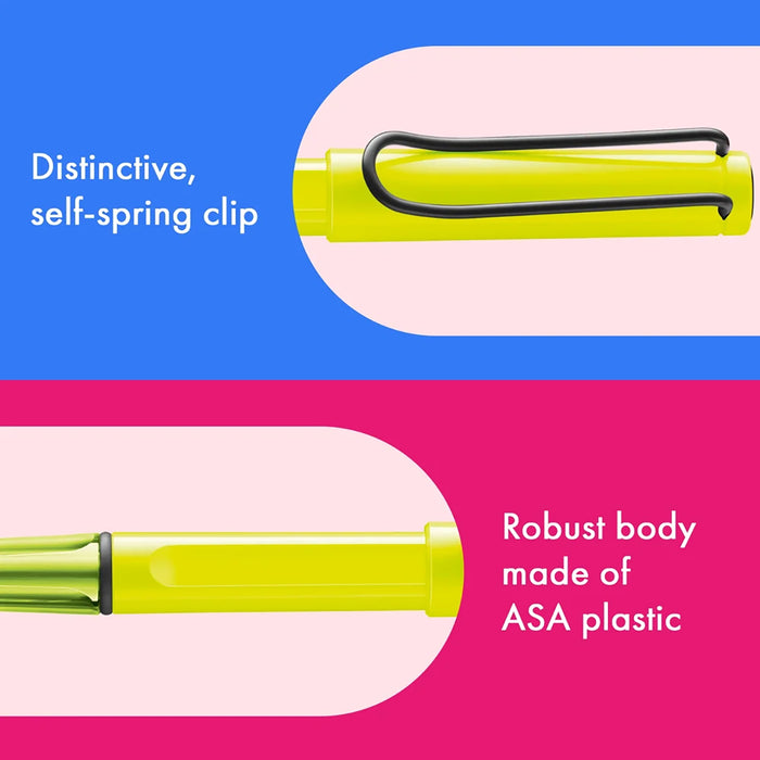 Lamy Safari Rollerball Pen Neon Yellow
