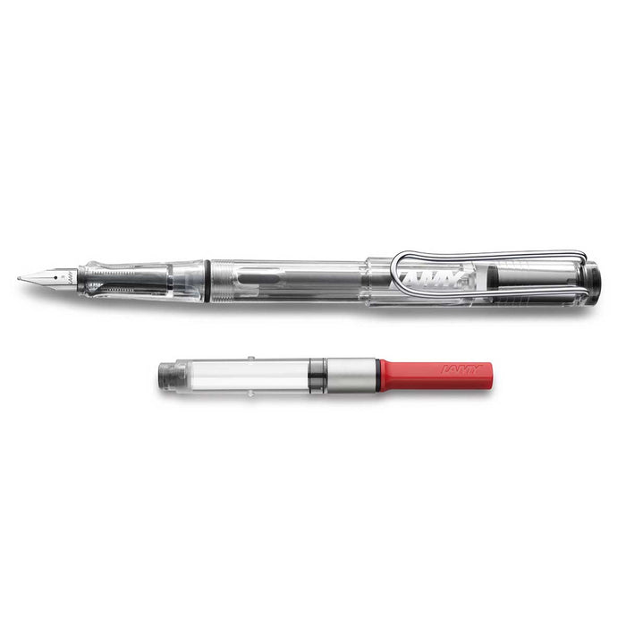 Lamy Transparent Extra Fine Fountain Pen Vista With Converter