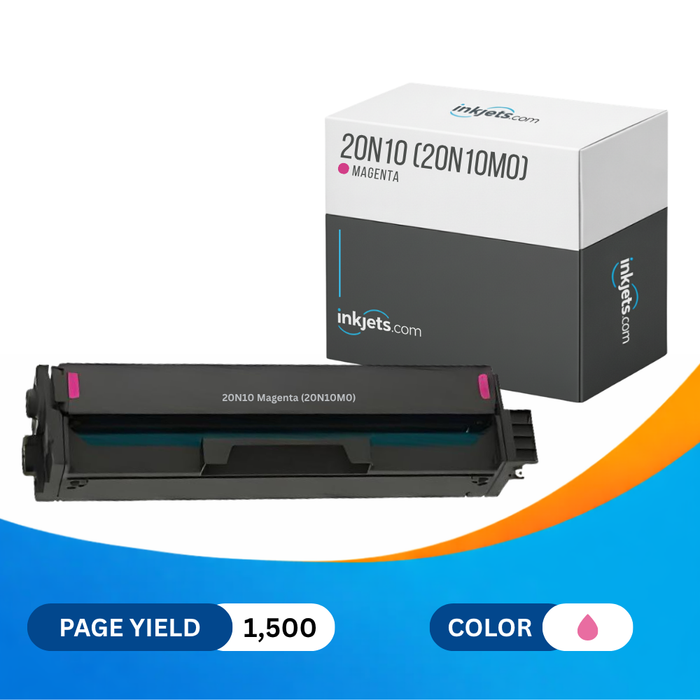 Lexmark 20N10M0 Magenta Standard Yield Compatible Toner Cartridge