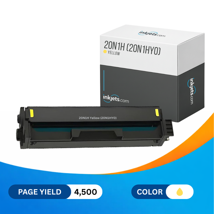 Lexmark 20N1HY0 Yellow High Yield Compatible Toner Cartridge