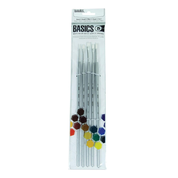 Liquitex Basics Paint Brush Long-Handle Set