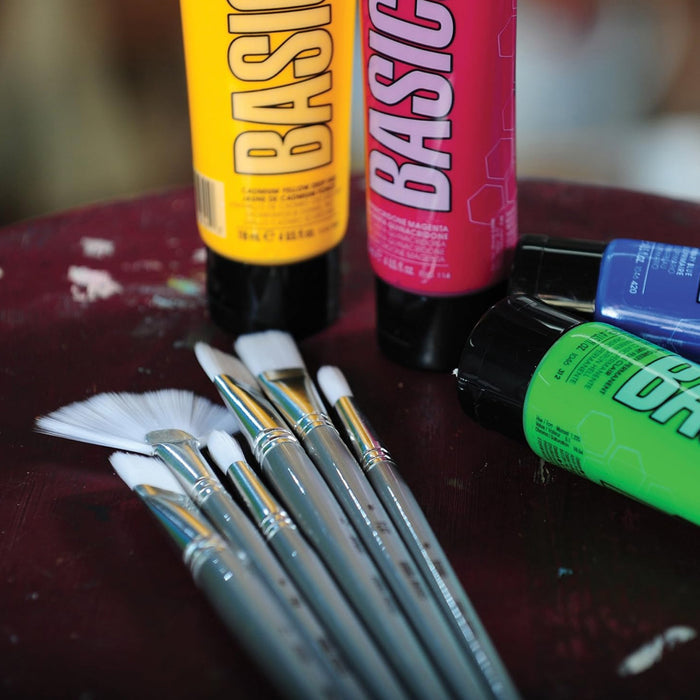 Liquitex Basics Paint Brush Long-Handle Set