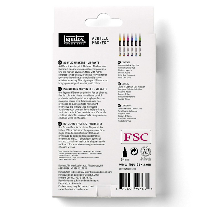 Liquitex Professional Paint Acrylic Marker Set