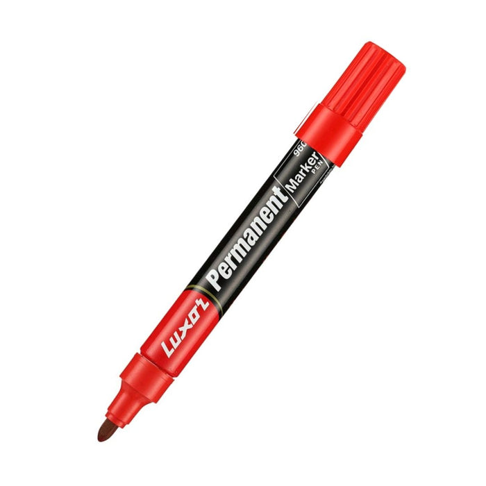 Luxor Permanent Marker 960 Bullet Tip Pack Of 10 - SCOOBOO - 961 - White-Board & Permanent Markers