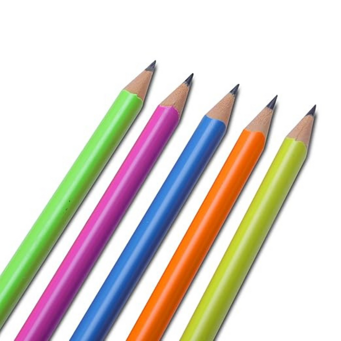 Maped Neon Wood Free Graphite Pencil + Sharpener