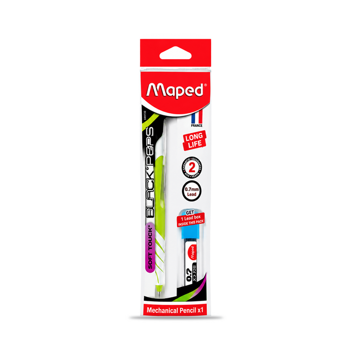 Maped Soft Touch Mechanical Pencil With Lead Box