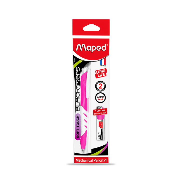 Maped Soft Touch Mechanical Pencil With Lead Box