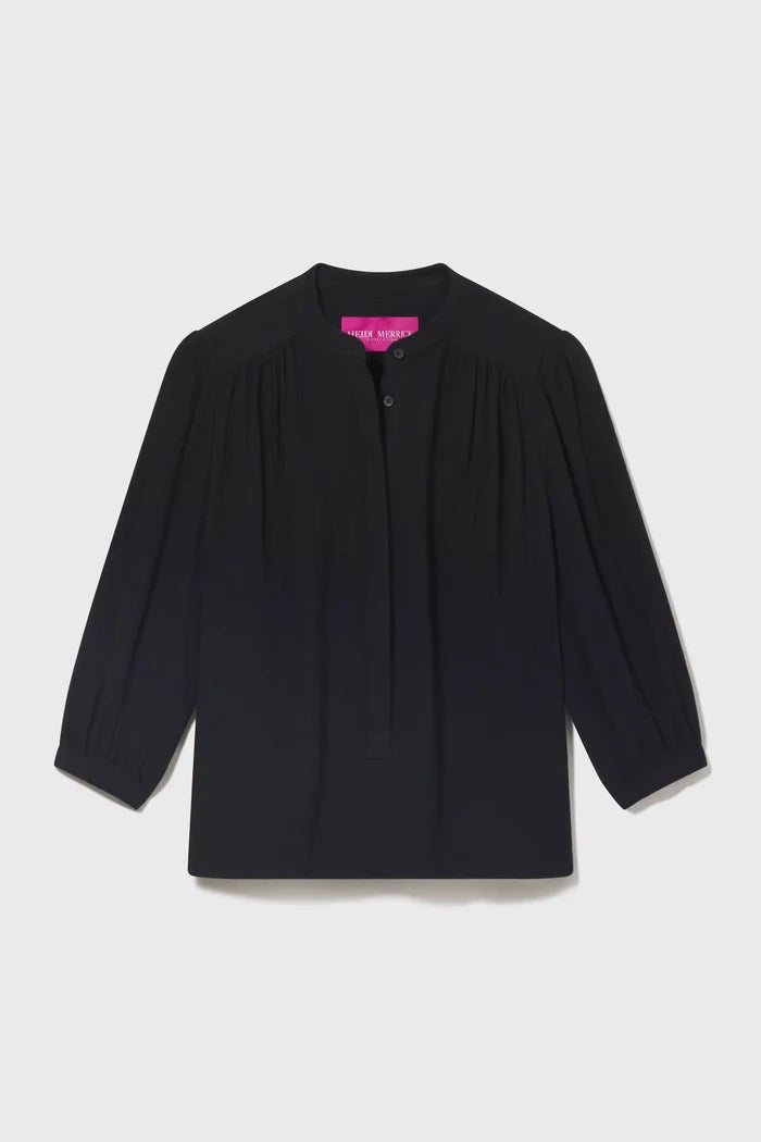 Image 2 of 6 - MARISH TOP - BLACK