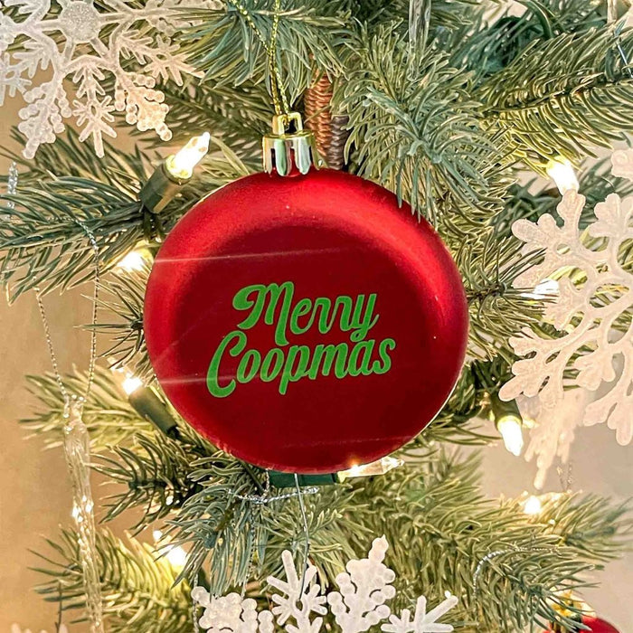 Merry Coopmas Christmas Ornament - Aquarium Co - Op