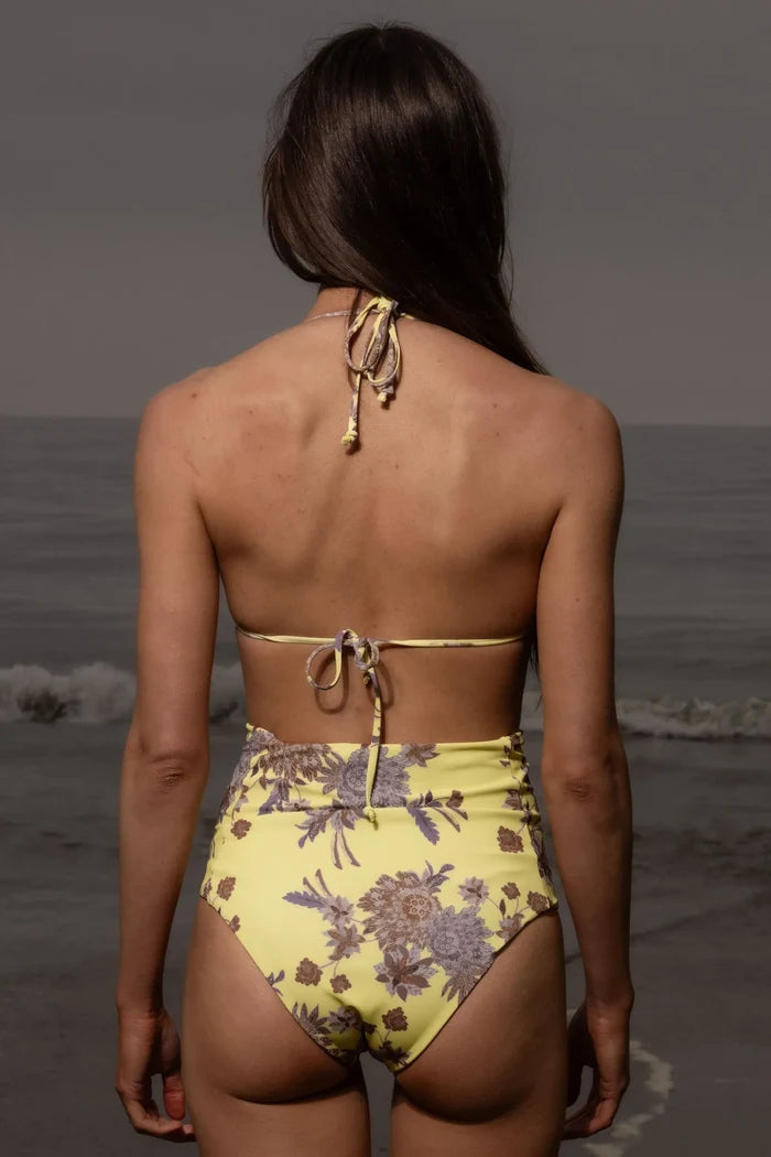 Mimizan Bottom - Yellow Batik - Heidi Merrick