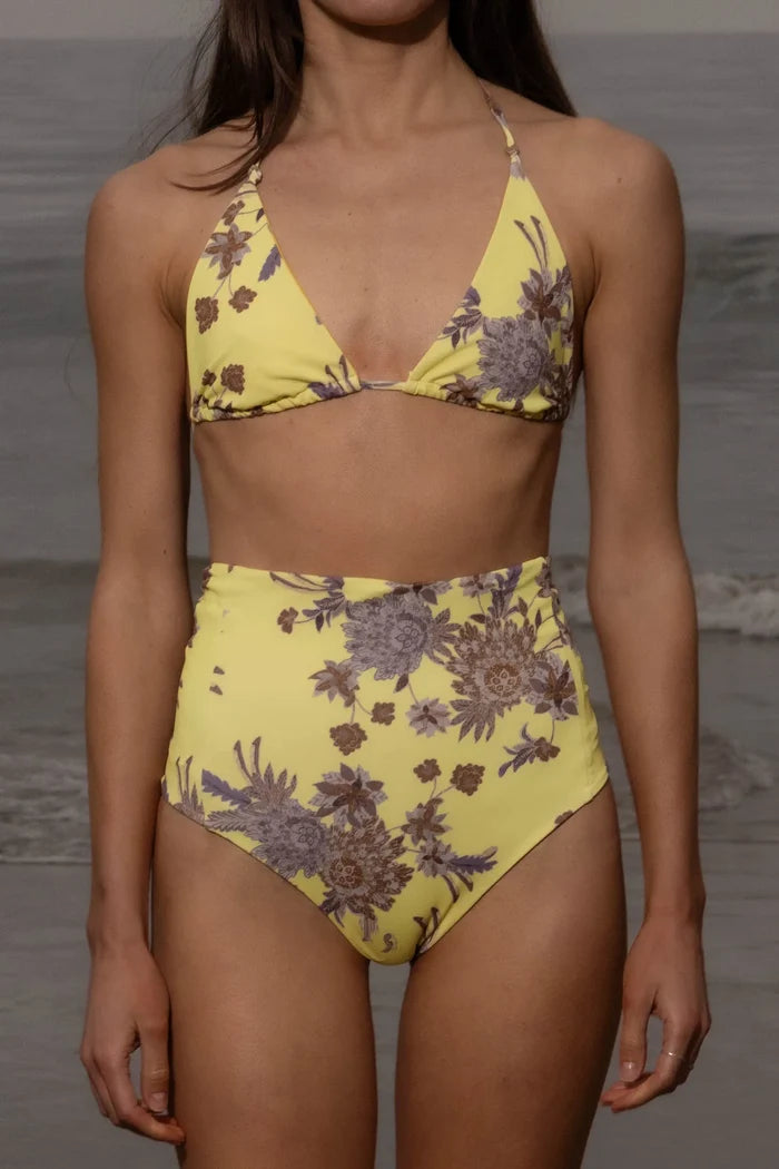 Mimizan Bottom - Yellow Batik - Heidi Merrick