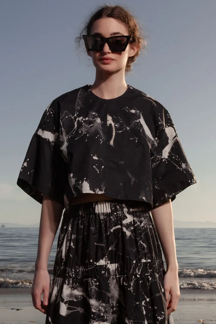 Mojave Top - Inghua Shirting - Heidi Merrick