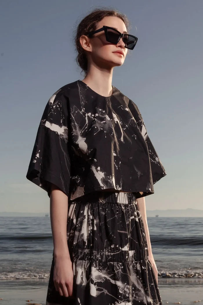 Mojave Top - Inghua Shirting - Heidi Merrick