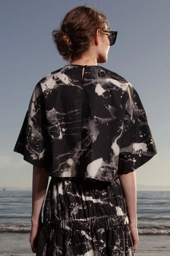 Mojave Top - Inghua Shirting - Heidi Merrick