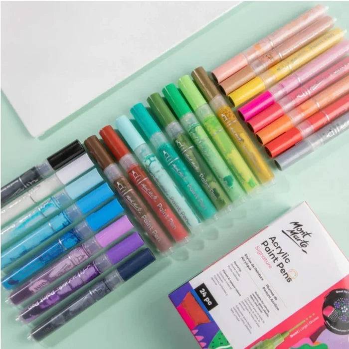Mont Marte Acrylic Paint Pens Broad Tip