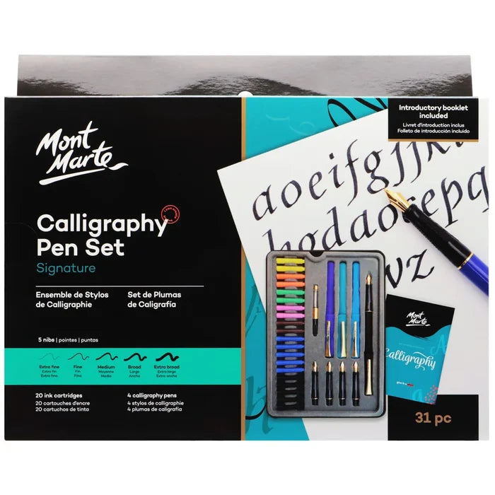 Mont Marte Calligraphy Pen Set Signature - 31pc