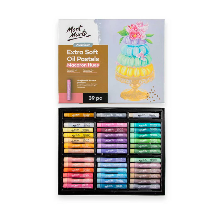Mont Marte Extra Soft Oil Pastels Macaroon Hues Premium