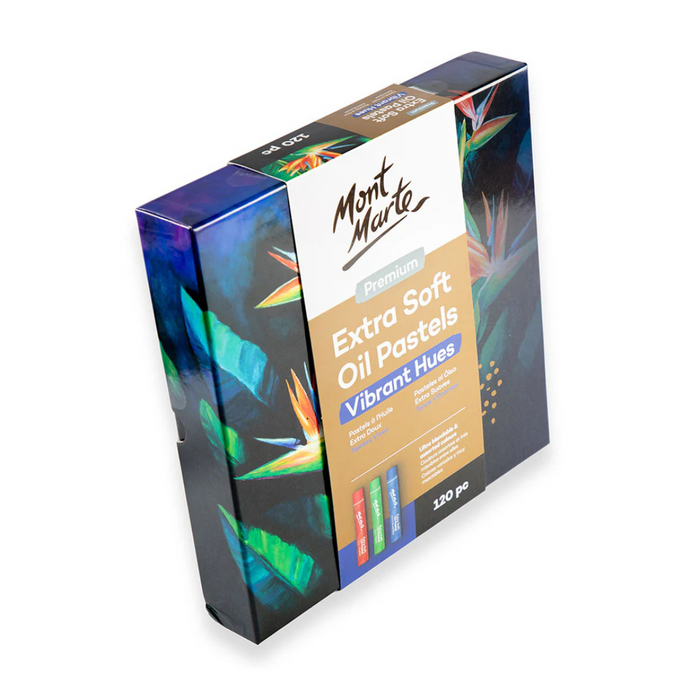 Mont Marte Extra Soft Oil Pastels Vibrant Hues Premium