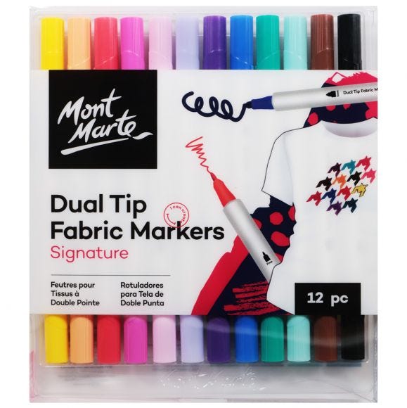 Mont Marte Fabric Markers Signature Set