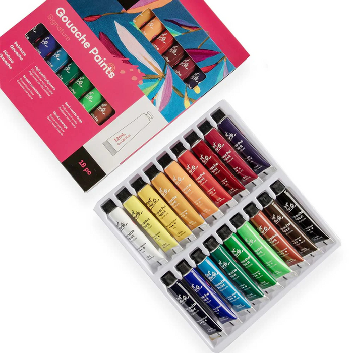 Mont Marte Gouache Paints Signature 18pc x 12ml