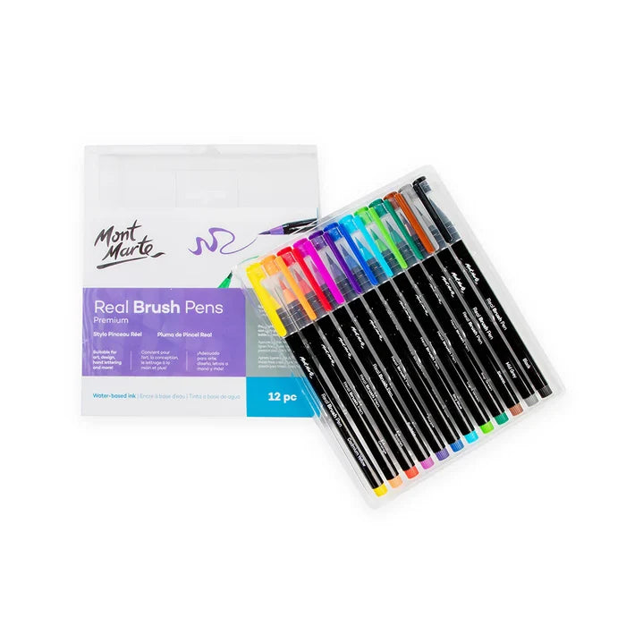 Mont Marte Real Brush Pens Premium Set
