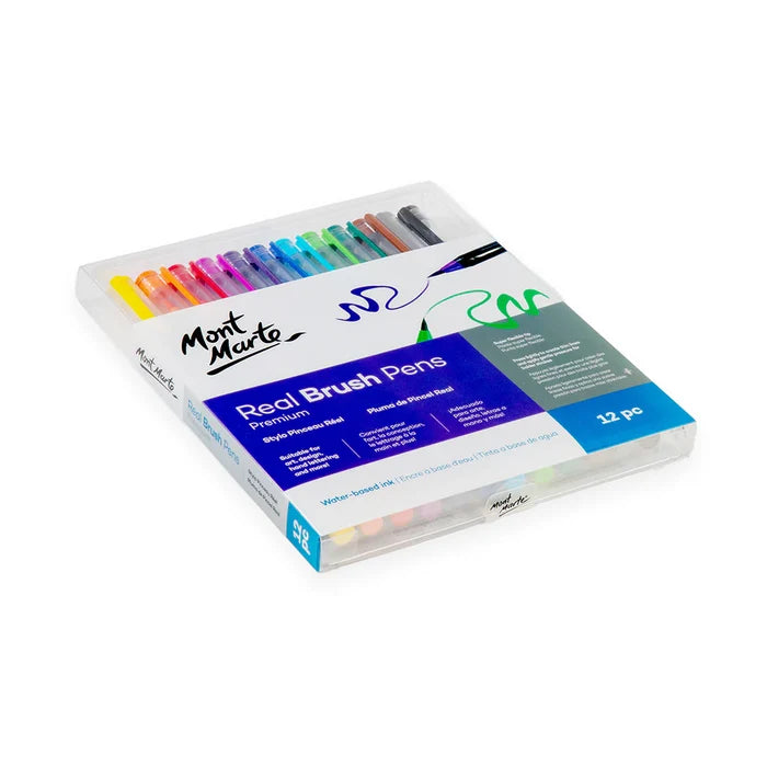 Mont Marte Real Brush Pens Premium Set