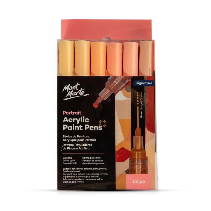 Mont Marte Signature Portrait Acrylic Paint Pen Set