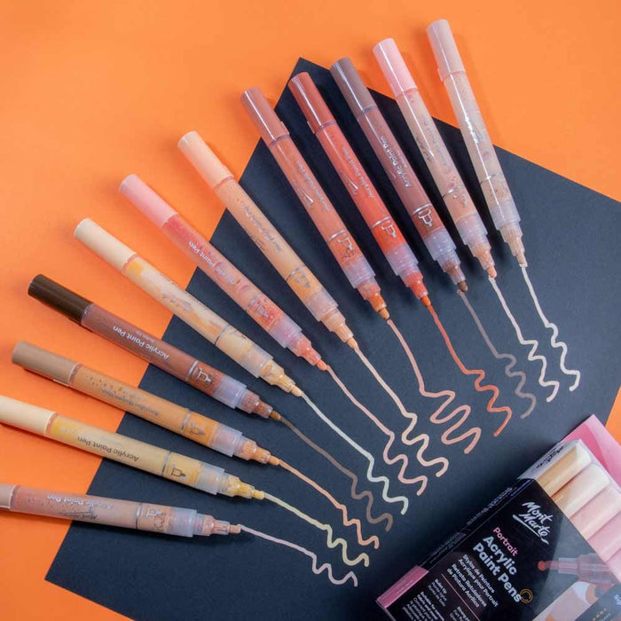 Mont Marte Signature Portrait Acrylic Paint Pen Set