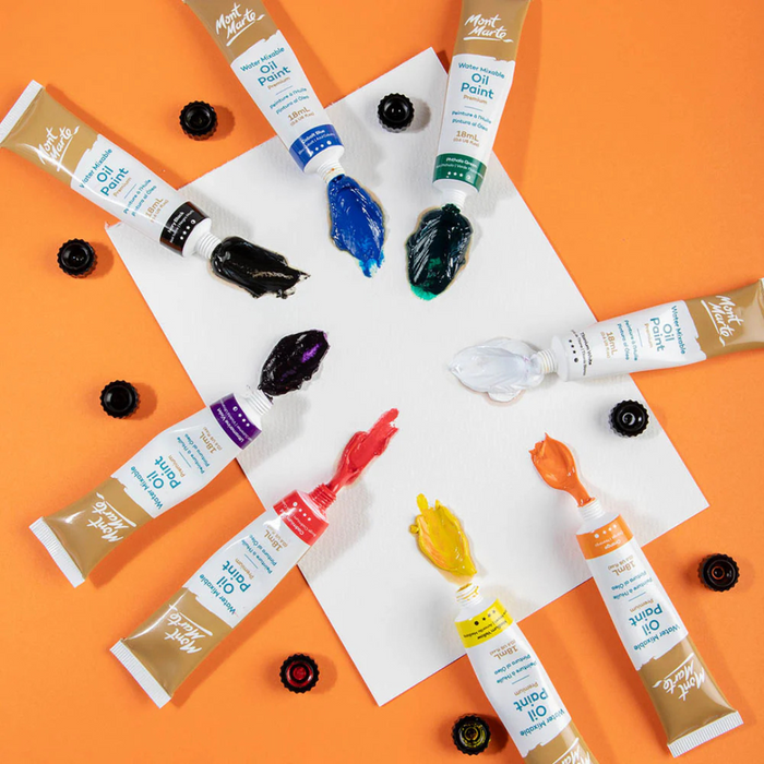 Mont Marte Water Mixable Oil Paint Intro Premium Set