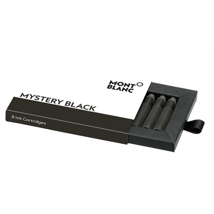 Montblanc Fountain Pen Ink Cartridges Mystery Black Pack of 8  Montblanc Fountain Pen Ink Cartridges