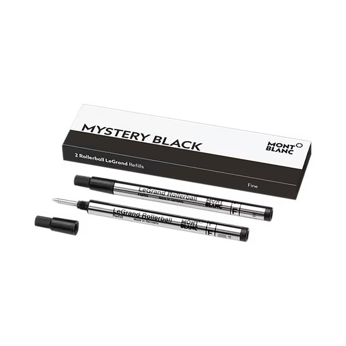 Montblanc Legrand Rollerball Refills Mystery Black Medium 128225 Pack of 2