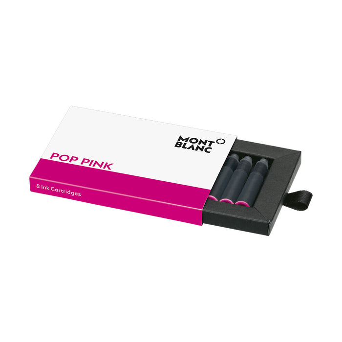 Montblanc Pop Pink Fountain Pen Cartridges Pack of 8 - PensAndPencils.Net