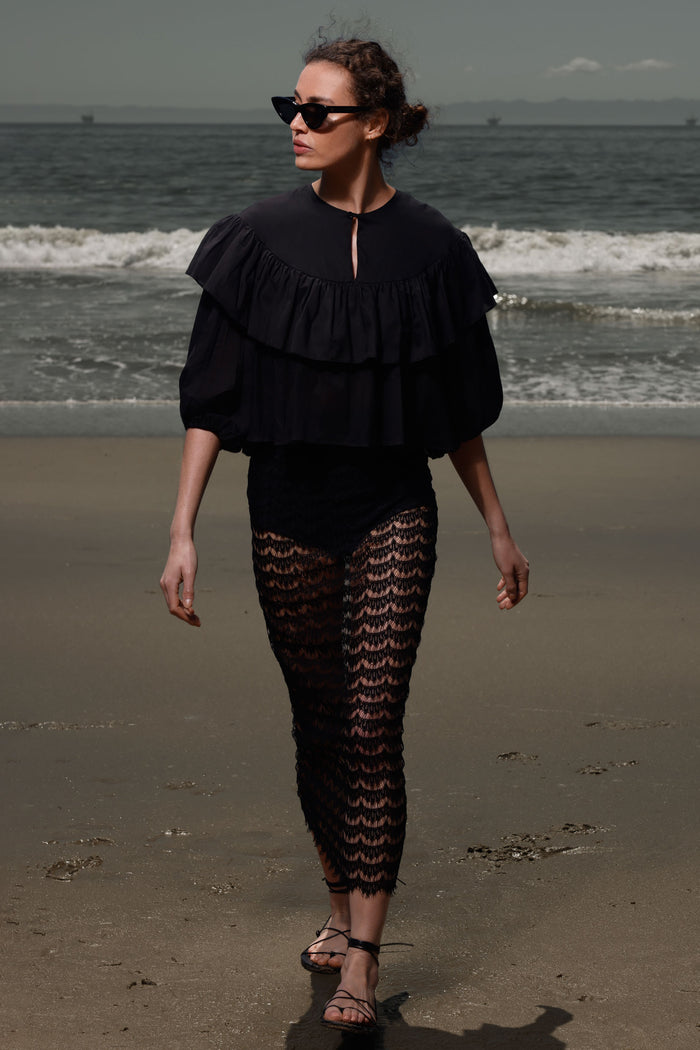 Moon Top - Noir - Heidi Merrick
