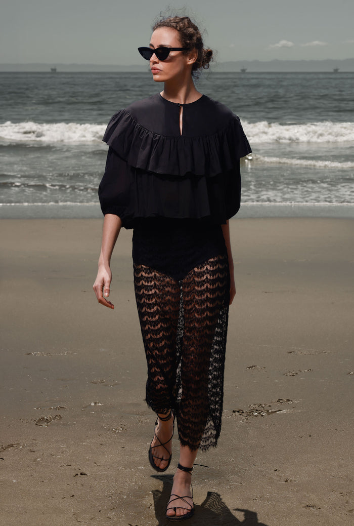 Moon Top - Noir - Heidi Merrick