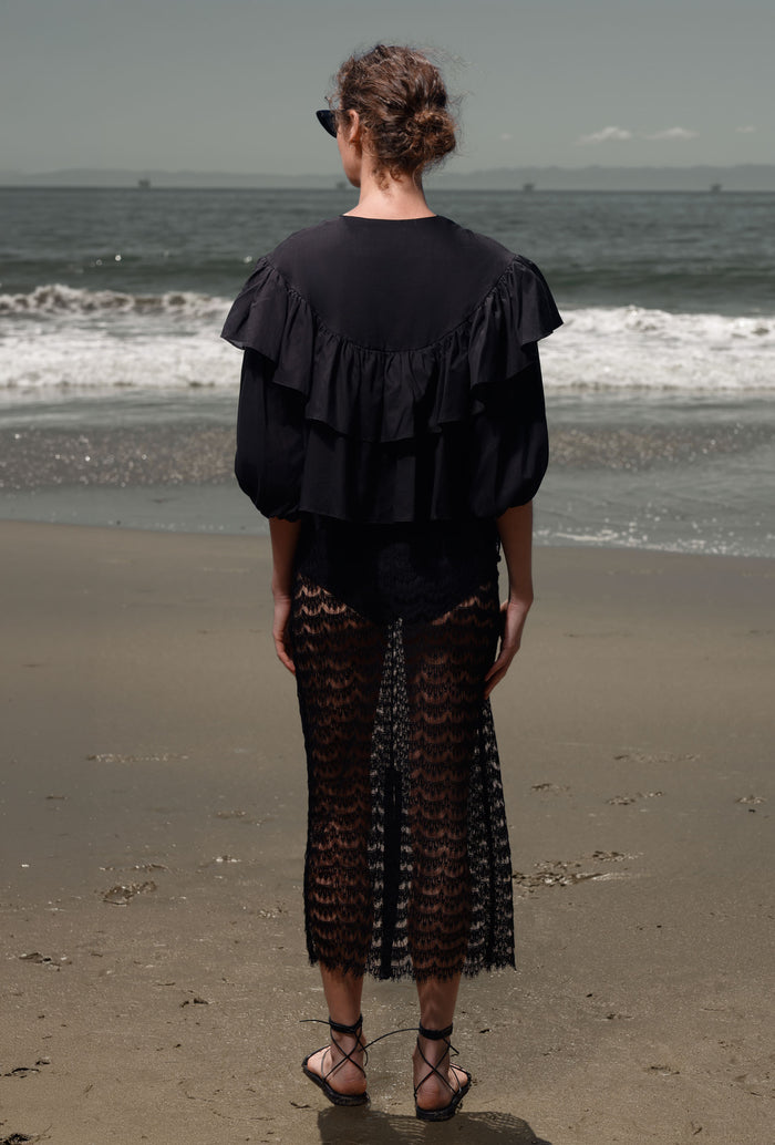 Moon Top - Noir - Heidi Merrick