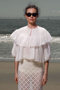 Moon Top - White - Heidi Merrick
