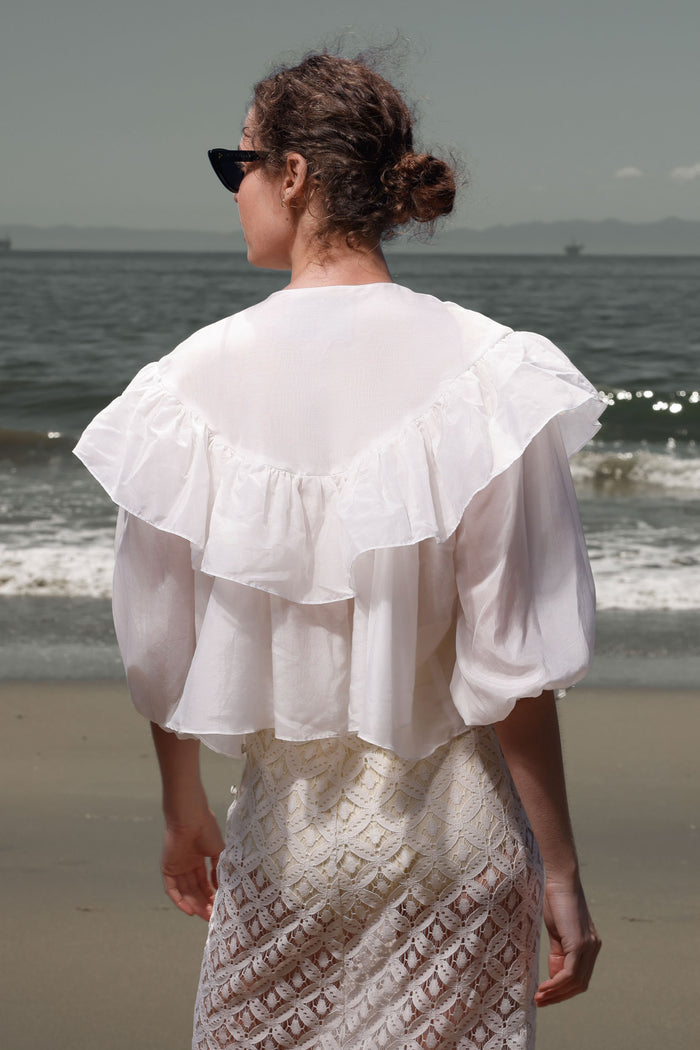 Moon Top - White - Heidi Merrick