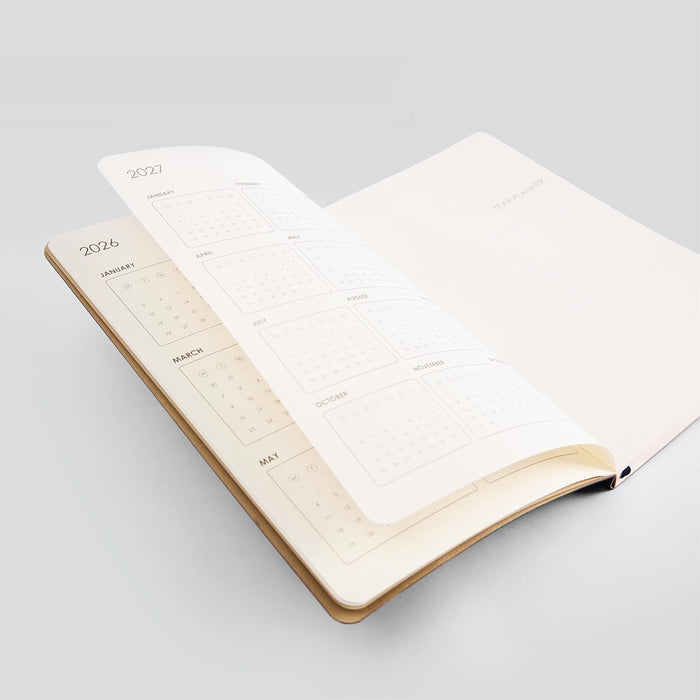 Mypaperclip 2026 Leather Cover Weekly Planner