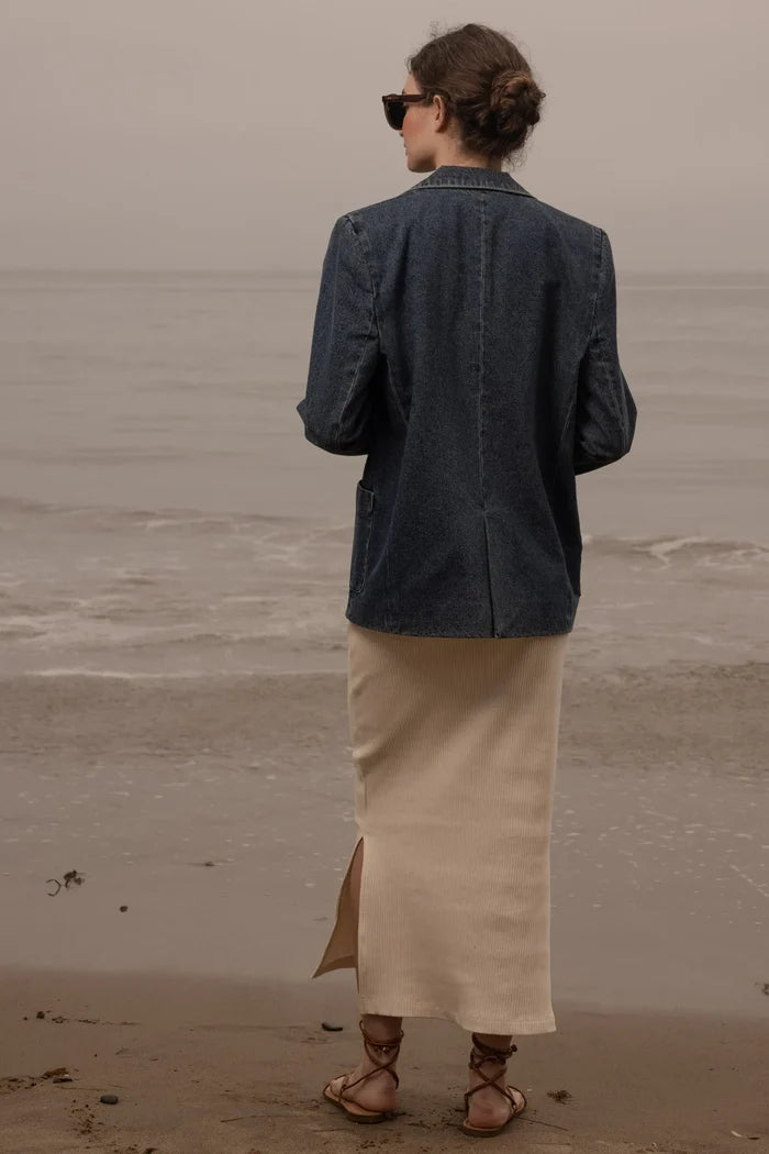 Neil Blazer - Denim - Heidi Merrick